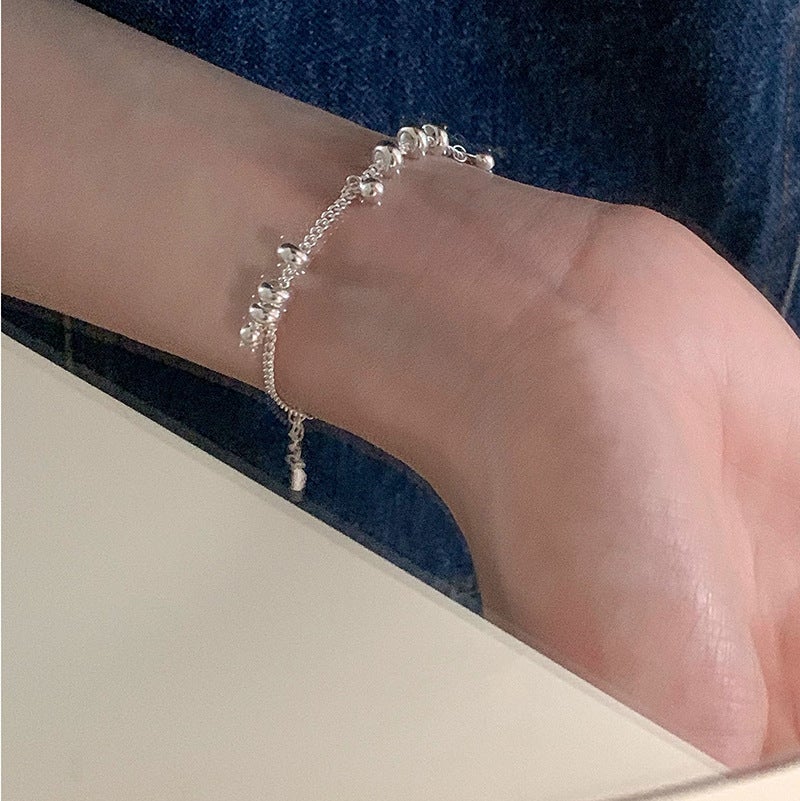 Small Fresh Korean Style All-Match Design Sense Circle Bracelet Women'S Light Luxury Simple Exquisite Niche High-End New Bracelet - Image 4